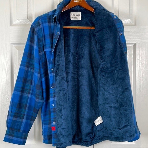 Mountain Khakis flannel shirtjac shacket, men’s large - Picture 2 of 14